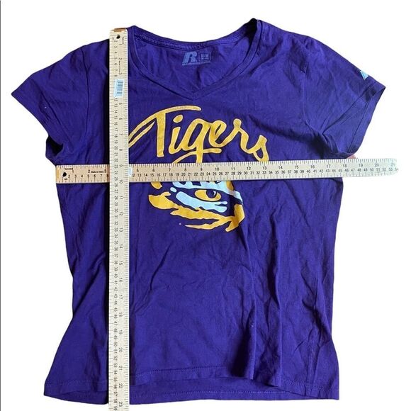 Ladies Russell athletic LSU Tigers T-shirt size medium - Picture 2 of 3